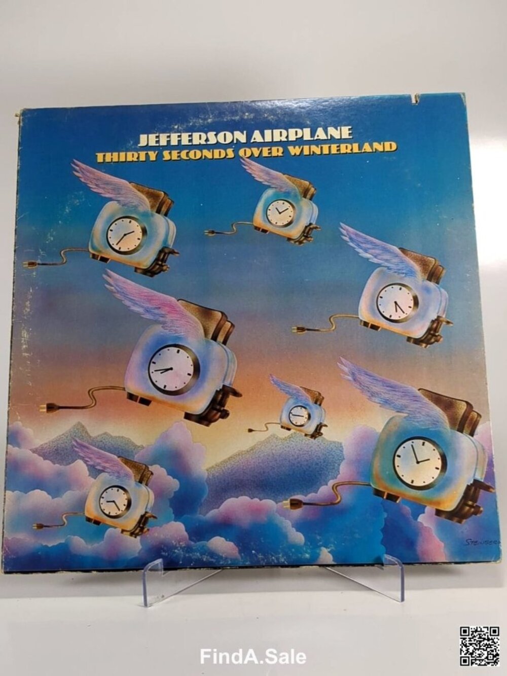 Jefferson Airplane Thirty Seconds Over Winterland Vinyl LP Record, 1970s